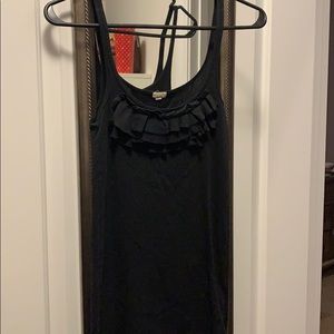Jcrew ruffle tank